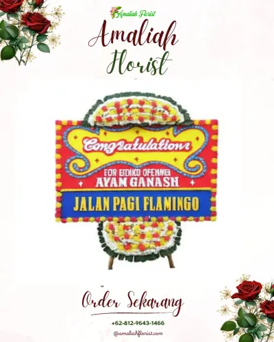 Bunga Papan Congratulation di Karang Asam Ilir